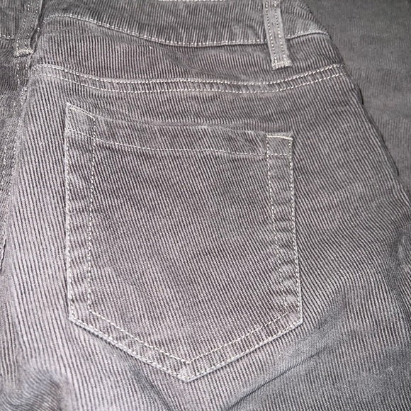Garnet Hill Gray MidRise Corduroy Pants Size 6 - Picture 6 of 9